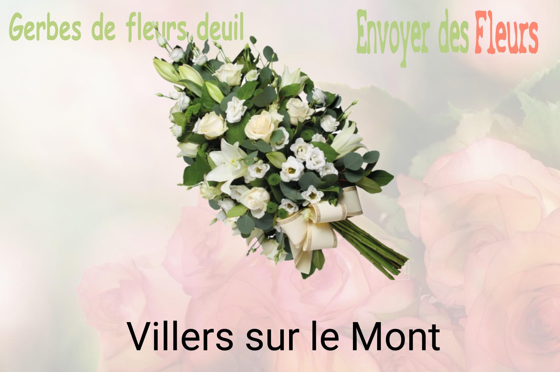Gerbe de fleurs de deuil livrée à Villers-sur-le-Mont